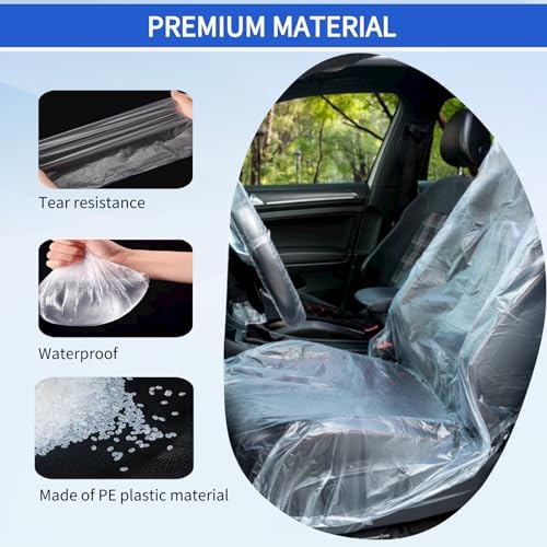 100 PCS Universal Car Disposable Handbrake Cover, Auto Handbrake Protection - Image 6