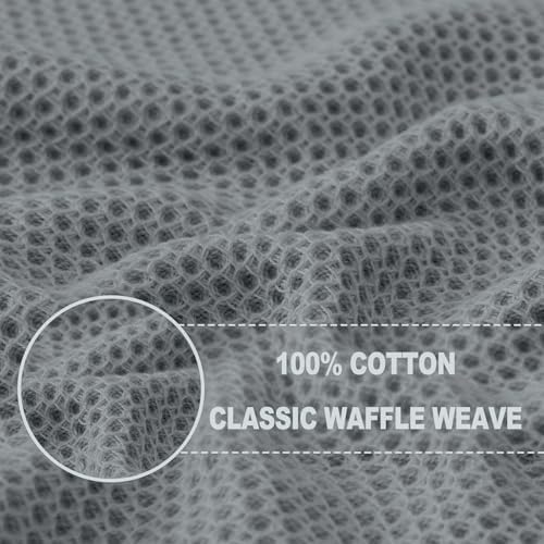 Homaxy 100% Cotton Waffle Weave Kitchen Dish Cloths 12-Pack - Image 2