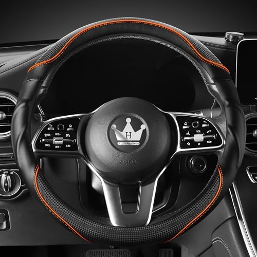 HighnessHwoo 3D Car Steering Wheel Cover Comfort Grip Massage Sporty Anti-Slip - Image 2