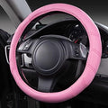 CAR PASS Line Rider Microfiber Leather Sporty 14.5-15 inch Car Steering Wheel by CARPASS