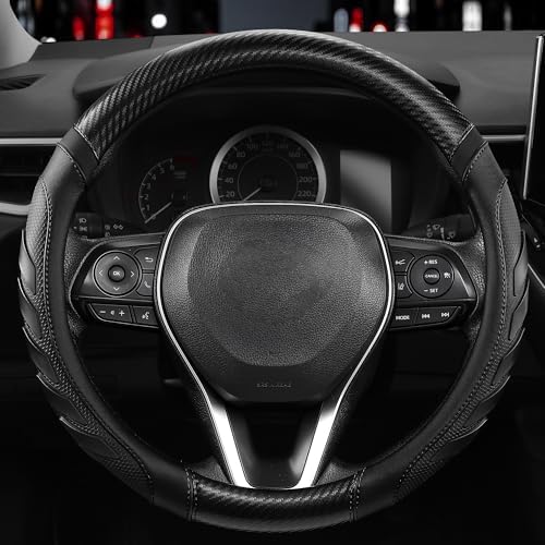 West Llama Car Steering Wheel Cover Anti-Slip, Sporty Design by WESTLLAMA