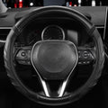 West Llama Carbon Fiber Leather Steering Wheel Cover by WESTLLAMA