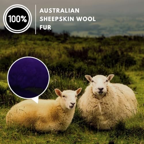 Andalus Brands Luxury Fluffy Car Steering Wheel Covers – Genuine Merino - Image 2