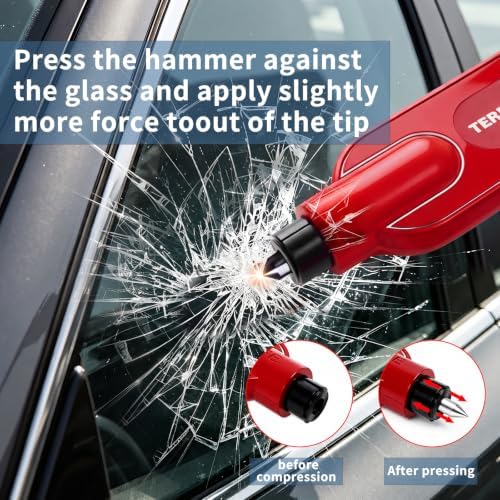 Tool, 2026 New Underwater Operable Car Glass Breaker and Concealed Seat Belt - Image 4