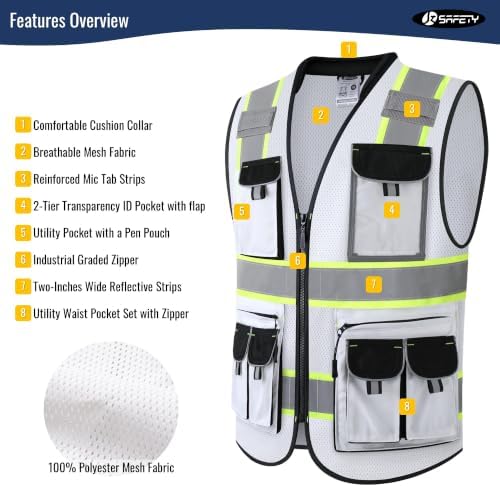 JKSafety Reflective Safety Vest - Image 3