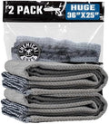 Chemical Guys, Waffle Weave Gray Matter Microfiber Drying Towel, 2 Pack by ChemicalGuys
