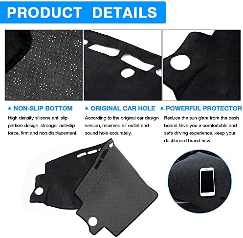 Autorder Dashboard Cover Mat for Honda CRV 2007-2011 Accessories Dash Cover - Image 6