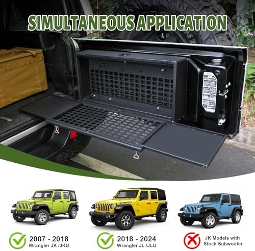 Tailgate Table Molle Panel Lock Box Compatible - Image 2