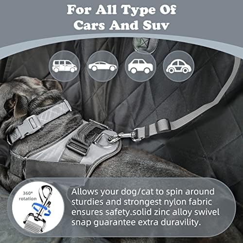 BWOGUE Dog Seat Belt for Car, Headrest Restraint Lead, Non-Elastic - Image 5