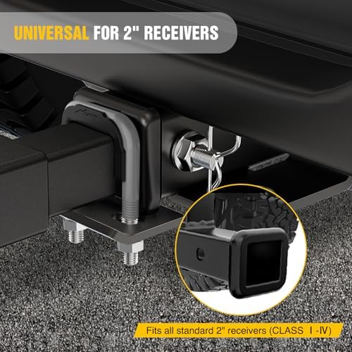 Nilight Trailer Hitch Tightener Anti-Rattle Gray U-Bolt - Image 6