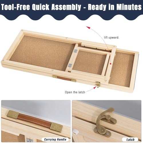 Adjustable Wooden Dog Ramp for Small & Medium Dogs, 39.4" Long x 15.8" Wide - Image 6