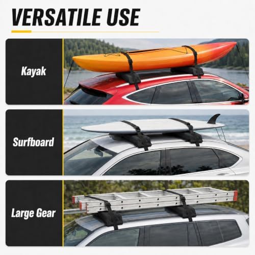 Kayak Roof Rack Pads for P&H Aries 155 2015-2026 - Image 5