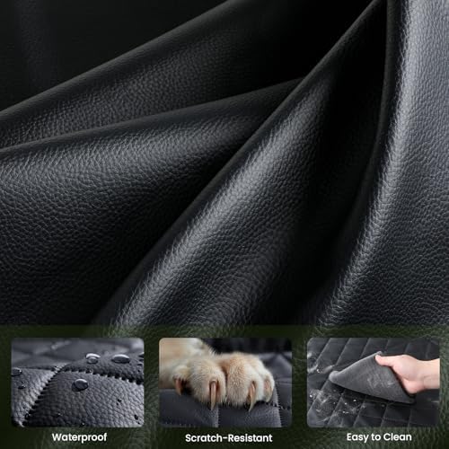 Pecute Back Seat Extender for Dogs 56.29 * 28.74 in, Car Window Fixing for - Image 5