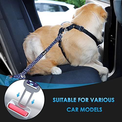 SlowTon Dog Seat Belt for Car, 2 Pack Dog Car Harness Seatbelt - Image 3