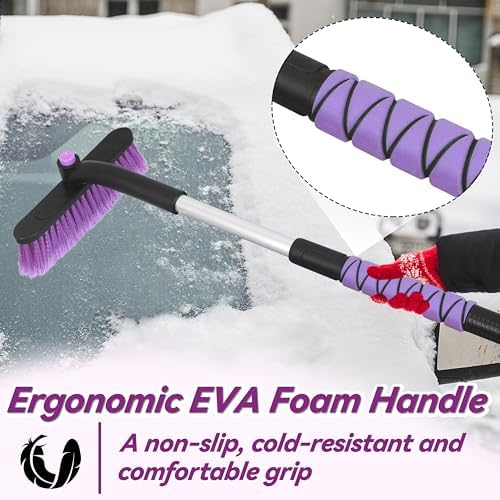 Gardzen 32" Snow Brush and Ice Scraper - Image 5