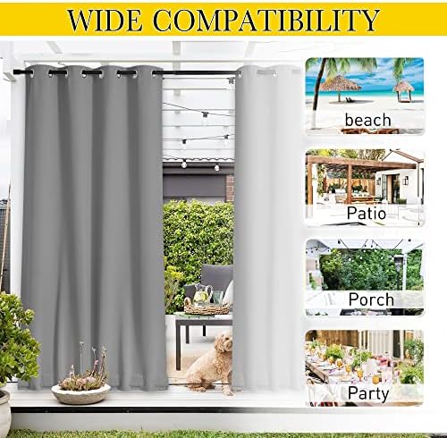 NICETOWN 2 PCs Waterproof Outdoor Curtains - Image 6