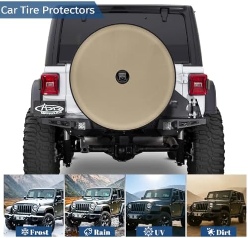 Spare Tire Cover with Backup Camera Hole Fit - Image 6