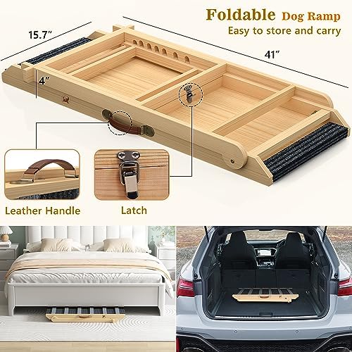 REONEY Dog Ramp, Portable Pet Ramp - Image 5