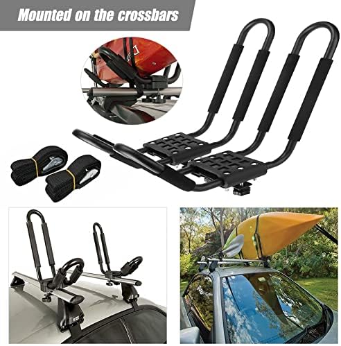 Generic J Bar Roof Rack, Complete Kayak Mount Set - Image 3