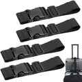 4Pcs Luggage Straps for Suitcases, Adjustable Suitcase Belt by Unknown