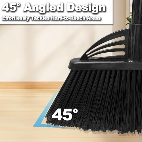 Four-Section Rod Long-Handled Broom, Heavy-Duty Broom, Angle Broom - Image 6