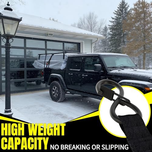 Retractable Ratchet Straps 1'' x 12 ft Tie Downs Automatic Ratchet Straps - Image 4