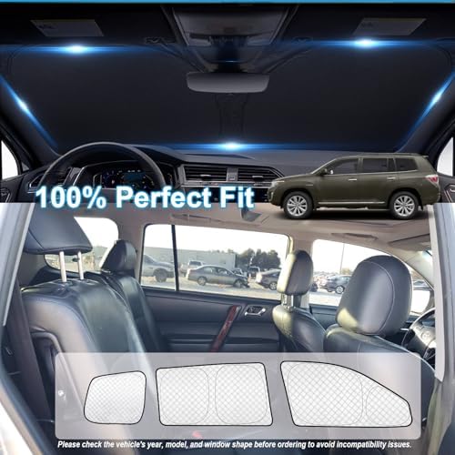 KMF 8pcs Thicken Car Sun Shades - Image 5