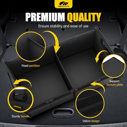 MIKKUPPA Car Trunk Organizer - 75L Foldable Car Storage - Image 4