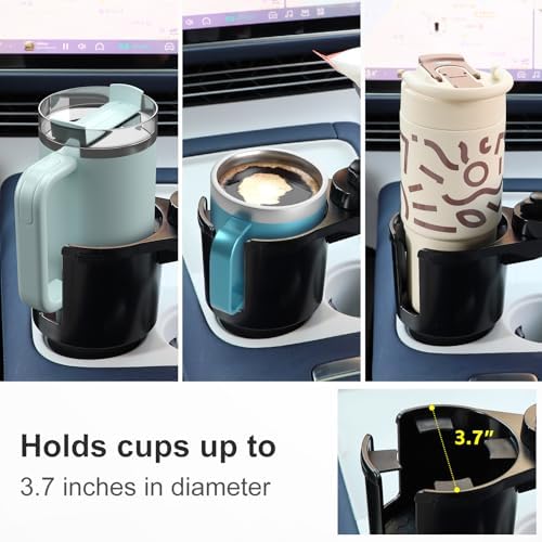 Car Large Cup Holder Expander, 3-in-1 Cupholder Extender - Image 3