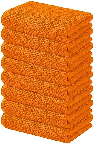 Kitinjoy 100% Cotton Waffle 8-Pack Kitchen Towels by Kitinjoy