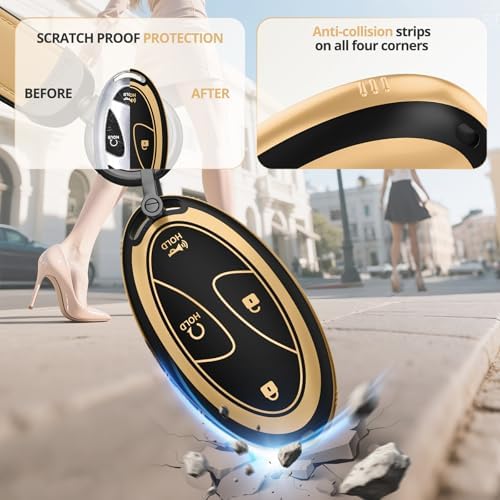 for Hyundai Key Fob Cover & Leather Keychain - Image 6