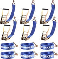 WORKPRO Ratchet Tie Down Straps, Fits by WORKPRO