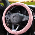 YHONGJT Soft Microfiber Leather Steering Wheel Cover, Universal 15 Inch by Unknown