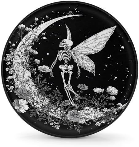 Pretty Skull Moon Spare Tire Cover Dust-Proof Wheel Protector by Unknown