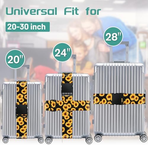 Slohif Luggage Straps for Suitcases Travel Belt Accessories Luggage Connector - Image 3
