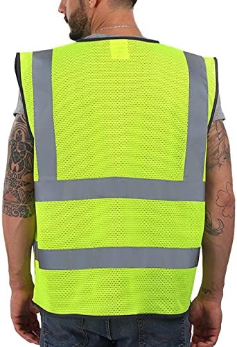 Dib Safety Hi Vis Reflective Safety Vest - Image 2