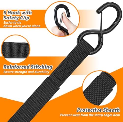 Ohuhu Ratchet Tie Down Straps - Image 3