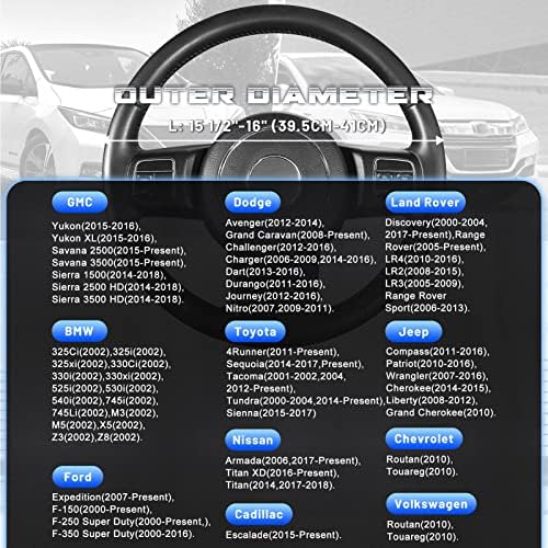 SEG Direct Car Steering Wheel Cover - Image 5