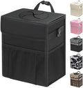 Capolo Car Trash Can with Lid, Leakproof Car Garbage Can Car Trash Bag by Capolo