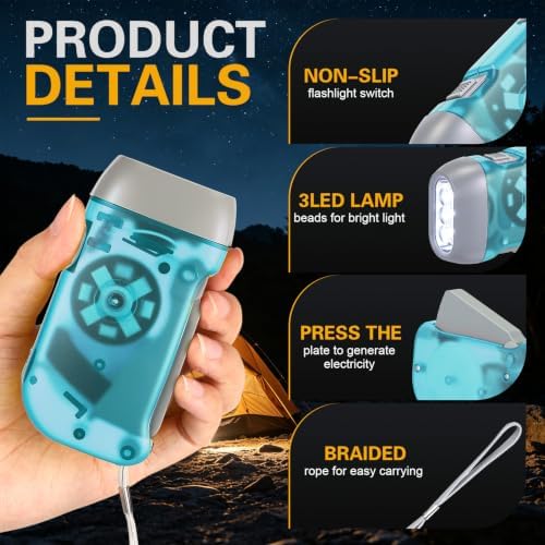 Mudder 24 Hand Crank Flashlight - Image 3