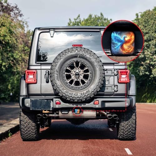 Phoenix Rising Tow Hitch Covers Heavy Duty Rubber Trailer Hitch Cover 2" - Image 6
