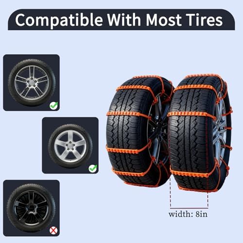 Universal Anti-Skid Snow Tire Chains - Image 3