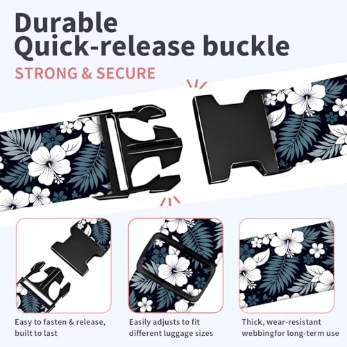 Luggage Strap for Suitcases Adjustable Travel Belt - Image 3