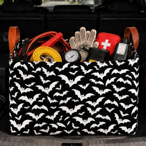 Bat Car Trunk Organizer, 20L Collapsible Auto Storage Basket by YGQZYYQ