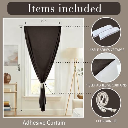 100% Blackout Self Adhesive Portable Curtains - Image 6