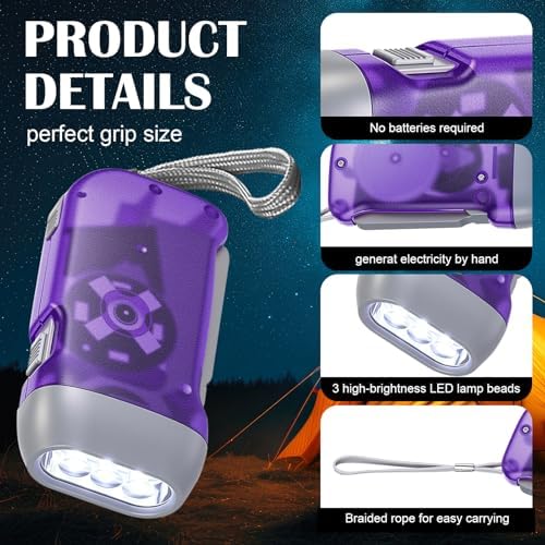 Leelosp 48 Hand Crank Flashlights - Image 4