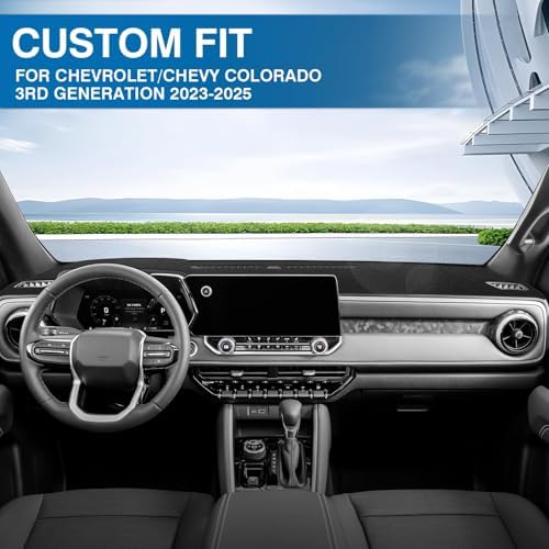 KUST Dash Cover Mat for 2023-2025 2026 Chevy Chevrolet Colorado/GMC Canyon - Image 3