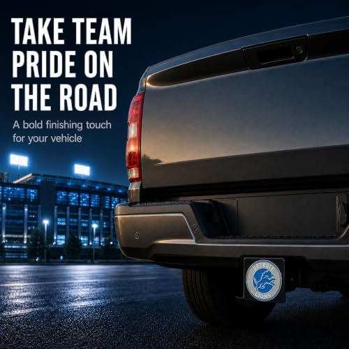 Detroit Lions Trailer Hitch Cover - Image 6