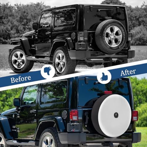 Spare Tire Cover with Backup Camera Hole Fit - Image 5