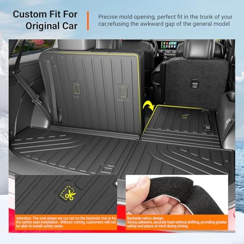 powoq Fuel Cargo Mat Backrest Mats Compatible - Image 2